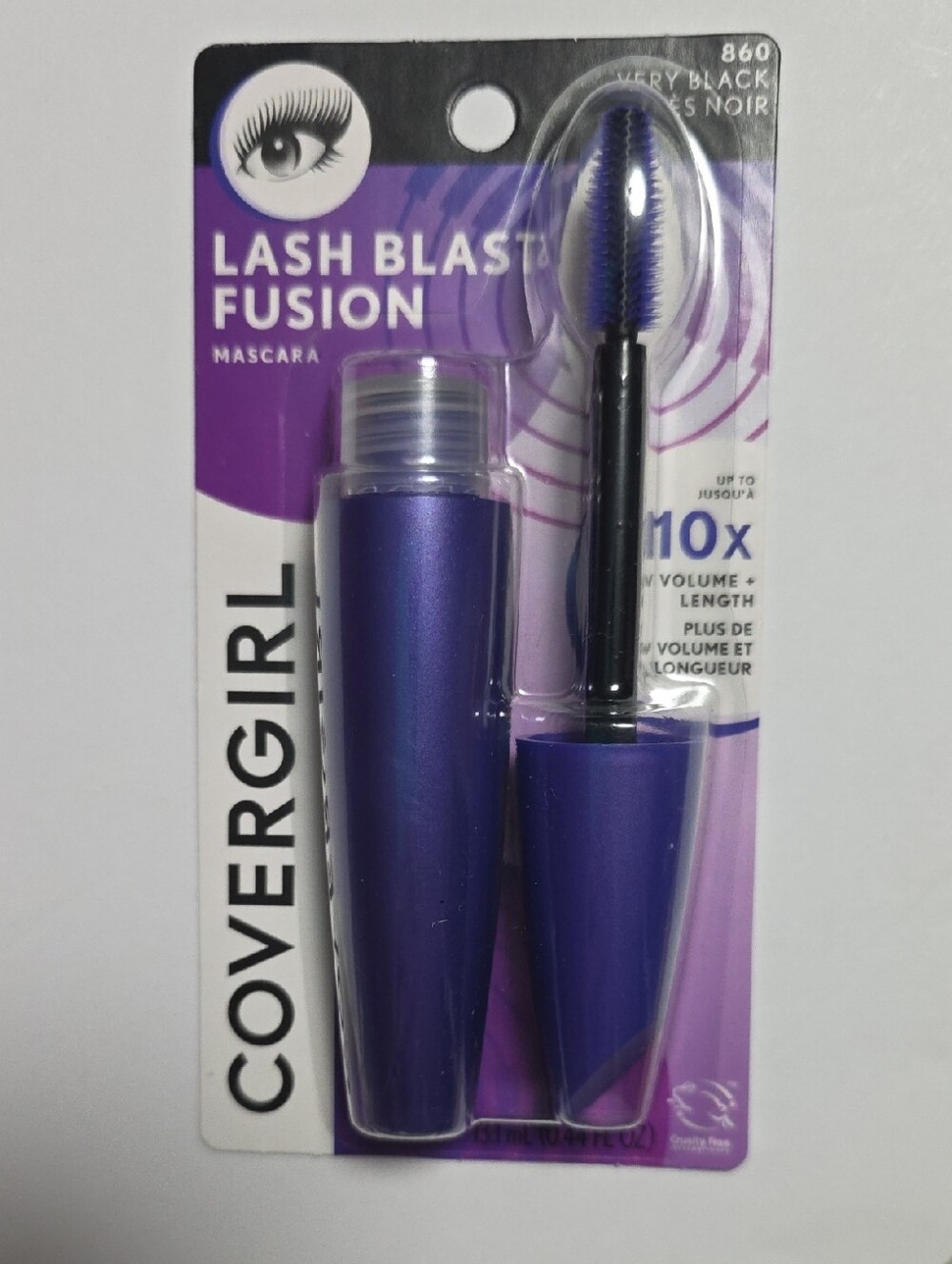 COVERGIRL Lash Blast Fusion Mascara, 860 Very Black, 0.44 fl oz